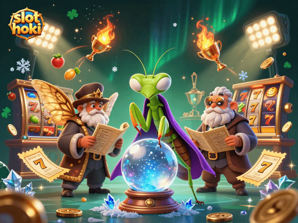 Experience the thrill of slot hoki with a dynamic scene featuring engaging 3D characters and rich game elements.