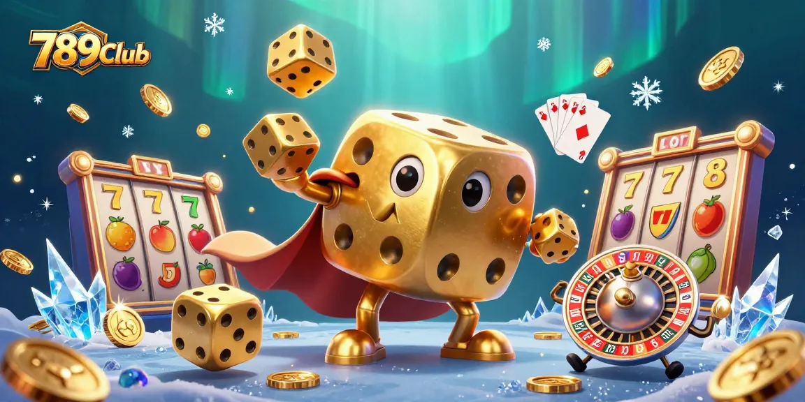 Win big with 789Club's exciting slot elements illustrated through a vibrant 3D scene.