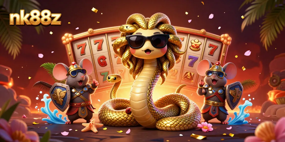 Experience thrilling gameplay action with nk88z in a vibrant 3D casino scene featuring interactive elements.