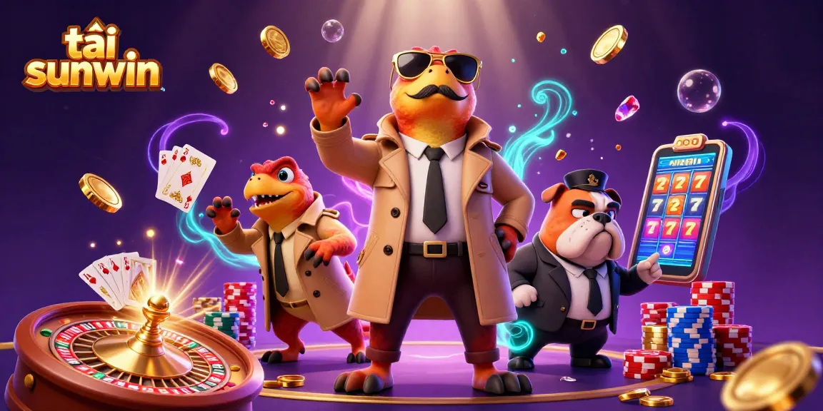 Engage with exciting gameplay and features in tải sunwin, showcasing raptors entering a VIP casino scene.