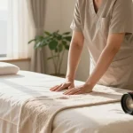 Relaxing 서울출장안마 therapy room with soothing ambiance and essential oils.