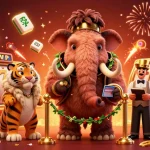 Experience the excitement of safe paypal betting sites not on gamstop with a vibrant casino scene featuring a mammoth bouncer and vibrant game elements.