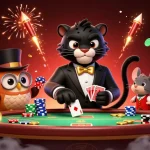 Sunwin offers exciting gambling experiences with colorful poker elements and whimsical characters.