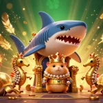 Discover the best payout casinos online Australia with vibrant 3D casino illustration showcasing Microgaming throne and guards.